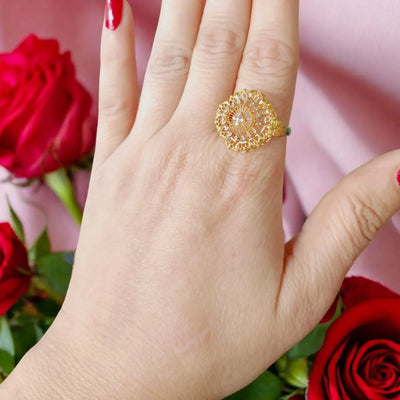 New Gold Polish Ring 