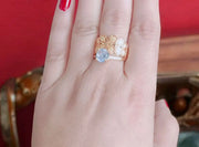 White Stone Ring