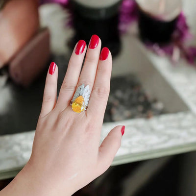 Unique Drop Ring